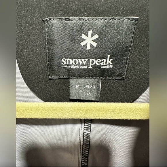 Men's Black Jacket Windbreaker - Snow Peak - Picture 3 of 3